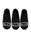 Rodd & Gunn Gunner Lo Show Sock 3 Pack In Nero Grey