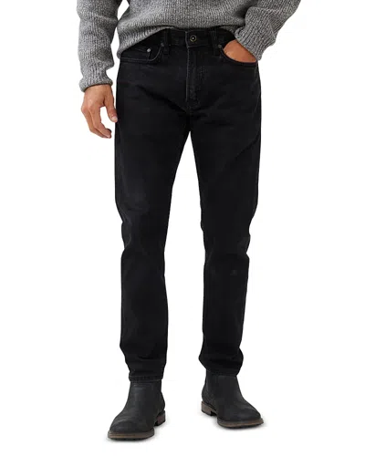 Rodd & Gunn Hira Slim Fit Italian Denim In Coal