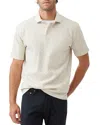 Rodd & Gunn Huntsbury Texture Polo In Ecru