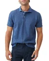 Rodd & Gunn Huntsbury Texture Polo In Ocean