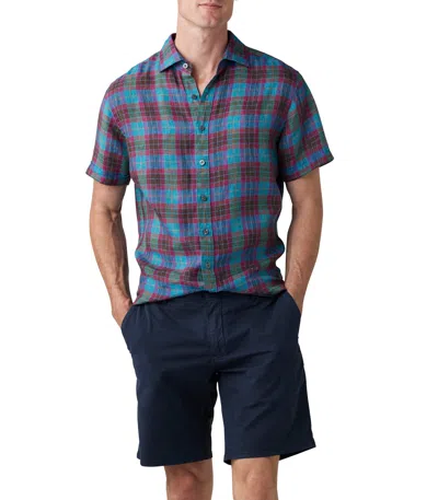 Rodd & Gunn Johansen Peak Sports Fit Shirt In Blue
