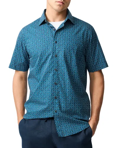 RODD & GUNN KEYSTONE PRINTED SHORT SLEEVE SHIRT