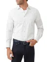 Rodd & Gunn Lambton Button Front Shirt In Snow
