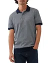 Rodd & Gunn Leeson Cotton Geo Sports Fit Polo Shirt In Iron