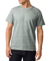 Rodd & Gunn Leith Valley Jacquard Fitted Tee In Sage Green