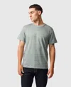 Rodd & Gunn Leith Valley Jacquard Fitted Tee In Sage Green