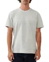 Rodd & Gunn Leith Valley Textured Cotton T-shirt In Stone