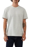 Rodd & Gunn Leith Valley Textured Cotton T-shirt In Stone