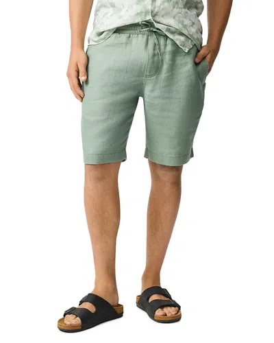 Rodd & Gunn Linen 9 Resort Shorts In Hunter
