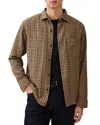 Rodd & Gunn Linfield Long Sleeve Button Front Shirt In Bran
