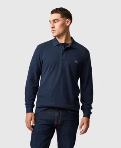 Rodd & Gunn Ls Gunn Polo In Eclipse