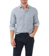 Rodd & Gunn Marshland Geo Print Button-up Shirt In Multi