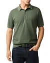 Rodd & Gunn Masons Regular Fit Flat Knit Polo Shirt In Forest