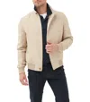 Rodd & Gunn Mcleod Bay Linen Blend Bomber Jacket In Multi