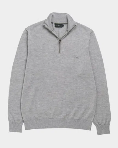 RODD & GUNN MEN'S CALDERWELL WOOL QUARTER-ZIP SWEATER