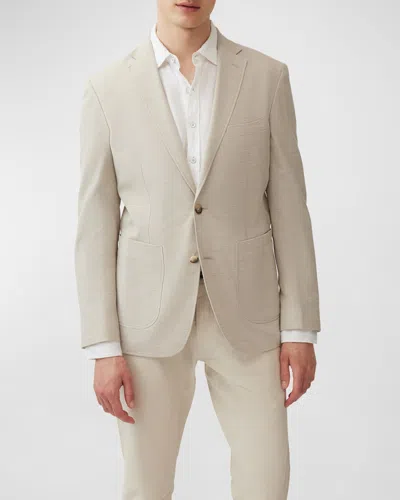 Rodd & Gunn Men's Chester Place Cotton & Wool-blend Two-button Slim-fit Sport Coat In Ivory