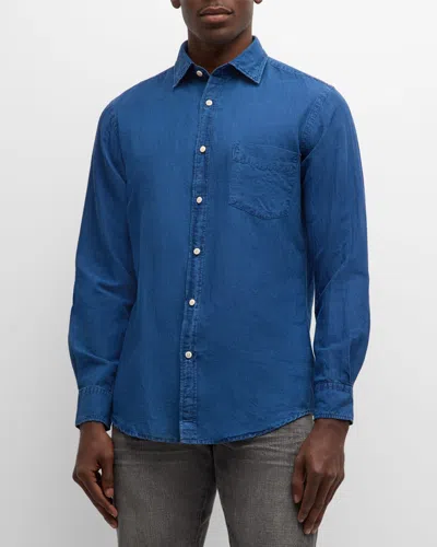 RODD & GUNN MEN'S CLIFTON DENIM CASUAL BUTTON-DOWN SHIRT