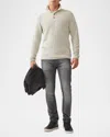 Rodd & Gunn Eastern Bush Regular Fit Knit Long Sleeve Polo Shirt In Grey Marle