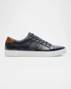 Rodd & Gunn Men's Endeavour Leather Cruise Sneakers In Navy