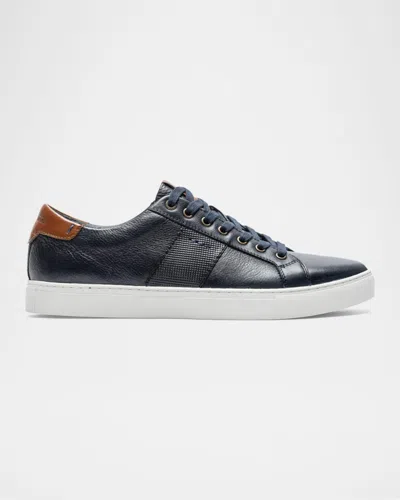 Rodd & Gunn Men's Endeavour Leather Cruise Sneakers In Navy