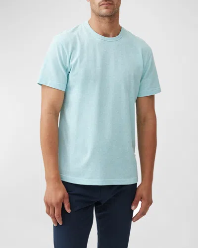Rodd & Gunn Men's Fairfield Turkish Cotton And Linen Melange T-shirt In Mint