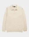 Rodd & Gunn Fortrose Regular Fit Long Sleeve Knit In Natural