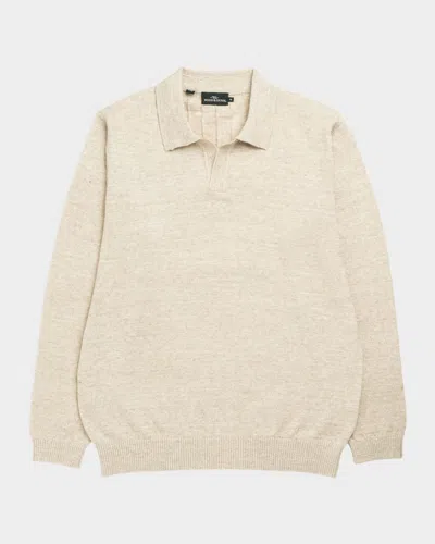 RODD & GUNN MEN'S FORTROSE COTTON POLO SWEATER