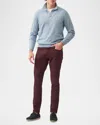 Rodd & Gunn Fortrose Regular Fit Long Sleeve Polo In Ocean
