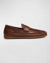 Rodd & Gunn Gisborne Huarache Penny Loafer In Redwood