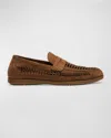 Rodd & Gunn Gisborne Huarache Penny Loafer In Tropical Birch