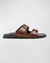 Rodd & Gunn Kendrick Place Slide Sandal In Cognac