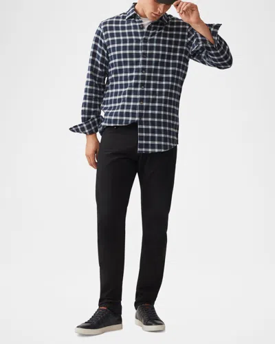 Rodd & Gunn Men's Mclaren Falls Check Sport Shirt In Eclipse