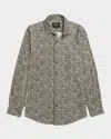 Rodd & Gunn Pakington Button Front Shirt In Elderberry