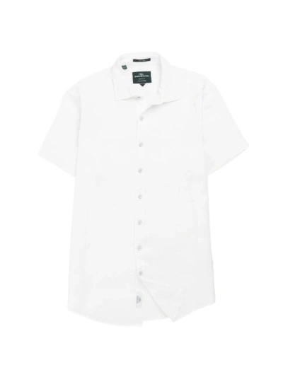 Rodd & Gunn - Palm Beach Short Sleeve Linen Shirt In Snow White Lp6266