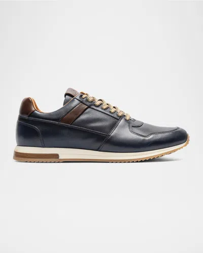 Rodd & Gunn Men's Plimmerton Low-top Leather Sneakers In Navy
