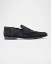 Rodd & Gunn Men's Spiga Suede Loafers In Deep Blue