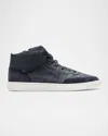 Rodd & Gunn Men's Sussex High Street Leather High-top Sneakers In Navy