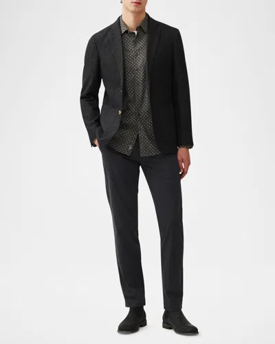 RODD & GUNN MEN'S THORTON WOOL HOPSACK SPORTS FIT JACKET