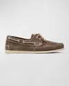 Rodd & Gunn Viaduct Boat Shoe In Charcoal