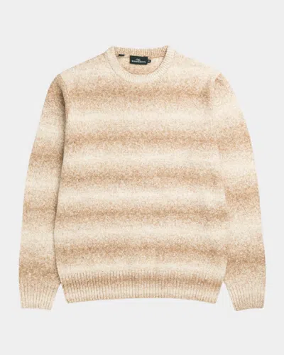 RODD & GUNN MEN'S WAVE BREAK OMBRE STRIPE CREWNECK SWEATER