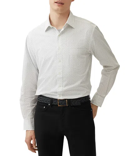 Rodd & Gunn Middle Peak Button Front Shirt In Snow