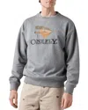 Rodd & Gunn One Fly Graphic Sweatshirt In Concrete