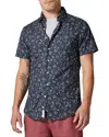 Rodd & Gunn Owen River Short Sleeve Sports Fit Shirt In Navy