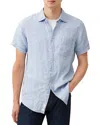 Rodd & Gunn Palm Beach Short Sleeve Slim Fit Shirt In Iris
