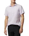 Rodd & Gunn Palm Beach Short Sleeve Slim Fit Shirt In Lilac