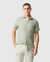 Rodd & Gunn Palm Beach Sports Fit Shirt In Sage Grey