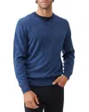 Rodd & Gunn Phoenix Merino Wool V-neck Sweater In Blue