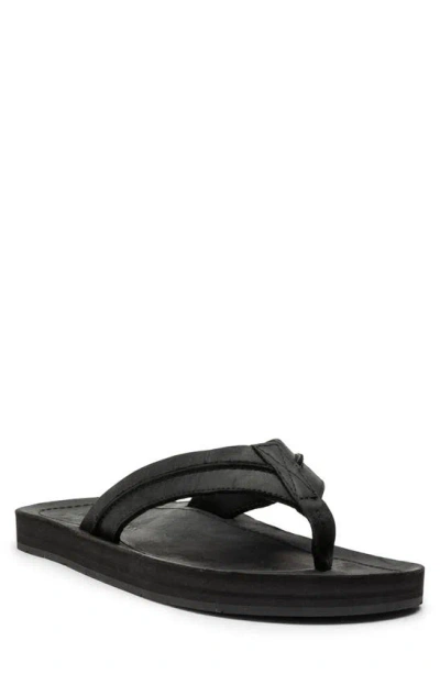 Rodd & Gunn Piha Flip Flop In Black