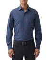 Rodd & Gunn Pinotage Button Front Shirt In Ink