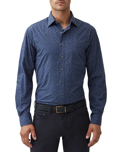 Rodd & Gunn Pinotage Button Front Shirt In Ink